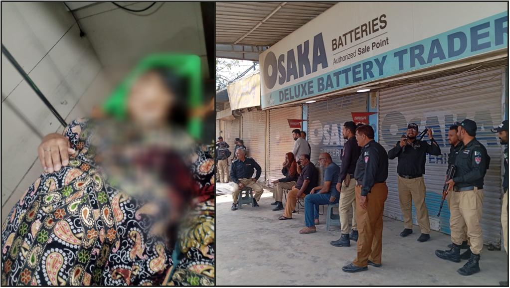 ملير: شرافي ڳوٺ ۾ پوليس جي ڪارروائي دوران فائرنگ ۾ عورت زخمي