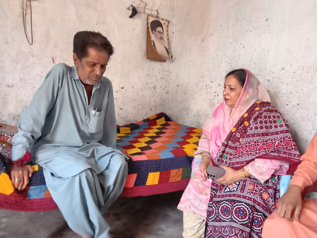 ايم اين اي نيلم ڪماري جي فداحسين حيدري هائوس ڪنري آمد