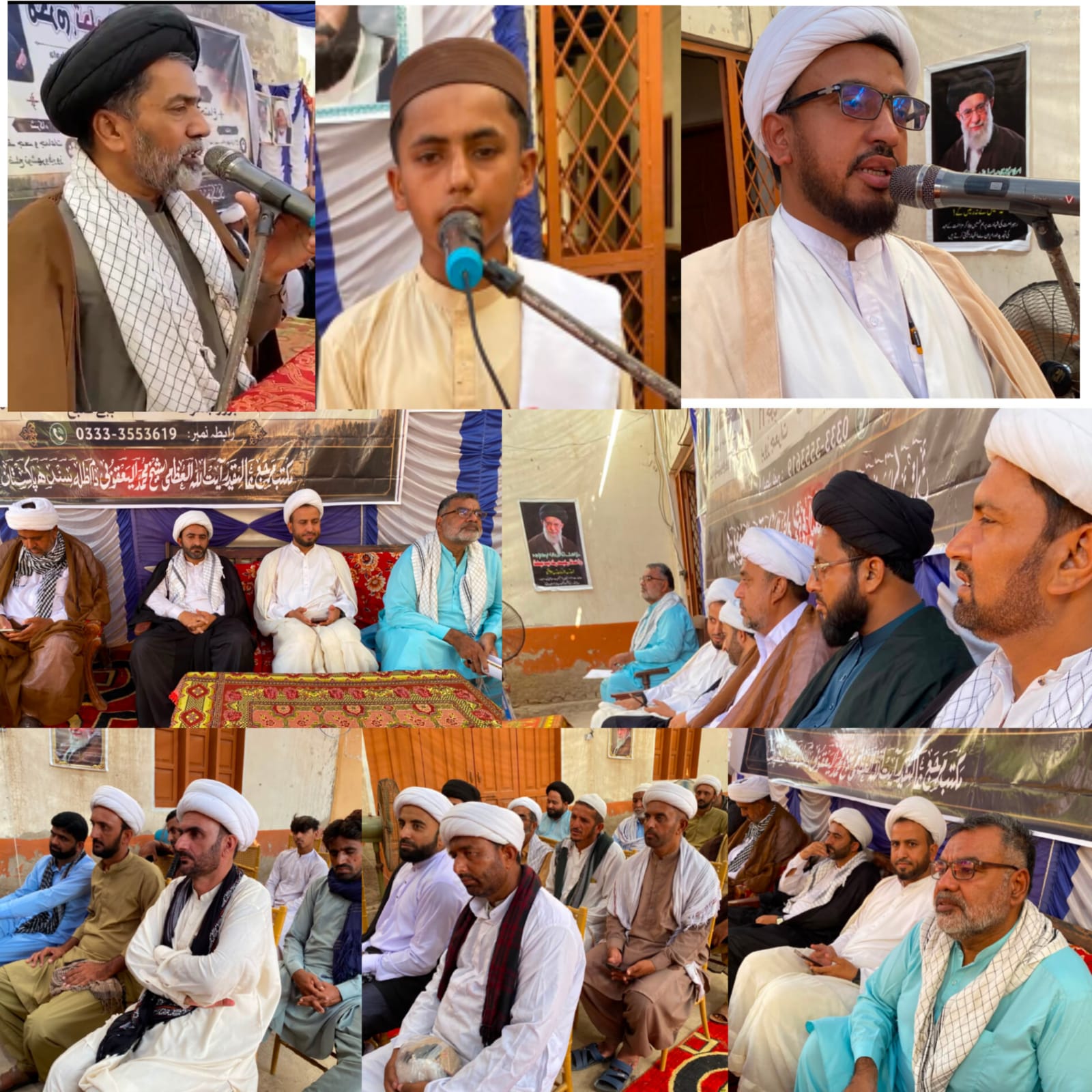 نوشهروفيروز ۾ محرم الحرام جي حوالي سان اجتماع