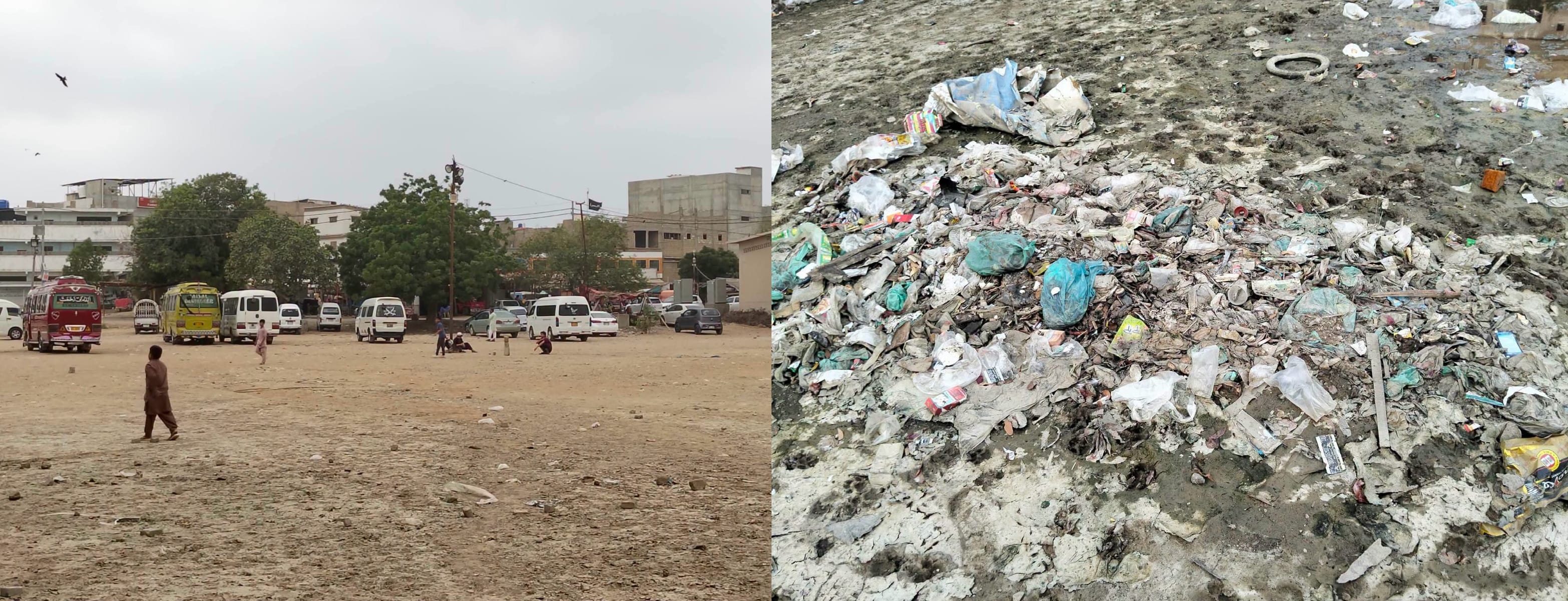 ملير: گلشن حديد فيز 2 ۾ ڊاڪٽر ڪرڪيٽ گرائونڊ تي مبينا قبضو